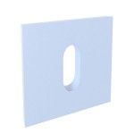 ROZETA KWADRATOWA FIT RFQ 801 KLUCZ BIAŁY