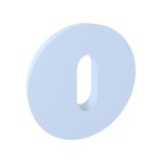 ROZETA OKRĄGŁA FIT RFO 801 KLUCZ BIAŁY