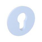 ROZETA OKRĄGŁA FIT RFO 802 WKŁADKA BIAŁY