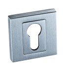 ROZETA KWADRATOWA RNQ M702 WKŁADKA CHROM-MAT 