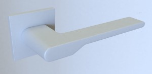 KLAMKA TORO FIT KTO 800  ROZETA KW. BIAŁY