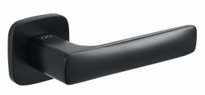 KLAMKA ASTI KSI QO B00  ROZETA KW.-OWAL CZARNY