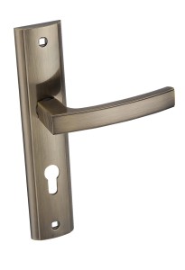 KLAMKA HERMES KHR 412 DŁUGI SZYLD WKŁADKA PATYNA