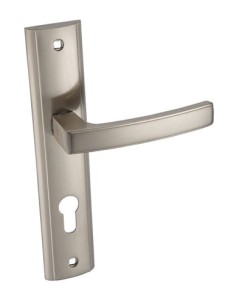 KLAMKA HERMES KHR 312 DŁUGI SZYLD WKŁADKA SATYNA