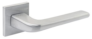 KLAMKA SOLO FIT KSO M700  ROZETA KWADRAT CHROM-MAT