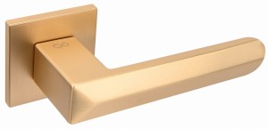 KLAMKA BOHEMA KBH MG00  ROZETA KWADRAT ZŁOTY-MAT
