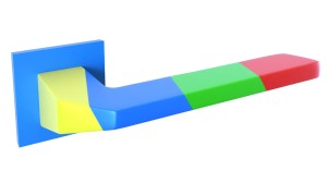KLAMKA ETNA KETA S MC SZ.KWADRAT multiCOLOR