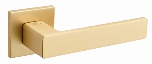 KLAMKA CAVO FIT KVO MG00  ROZETA KWADRAT ZŁOTY-MAT