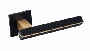 KLAMKA CARRERA KCRA B00/MG00 SZ.KW.CZAR/ZŁOTY-MAT
