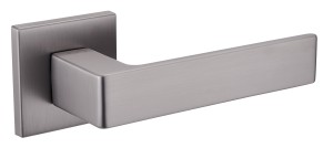 KLAMKA APOLLO FIT KAF N00  ROZETA KW. NIKIEL-SAT.