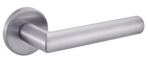 KLAMKA RONDA KRD O M700 ROZETA OKRĄGŁA CHROM-MAT