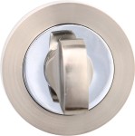 ROZETA OKRĄGŁA RCK 103 WC SATYNA/CHROM