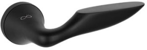 KLAMKA DOLCE KDLC B00/SB - SZYLD OKRĄGŁY CZARNY/SB