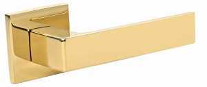 KLAMKA APOLLO FIT KAF G00  ROZETA KW. ZŁOTY