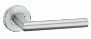 KLAMKA DUO KDU O 500 ROZETKA OKRĄGŁA INOX